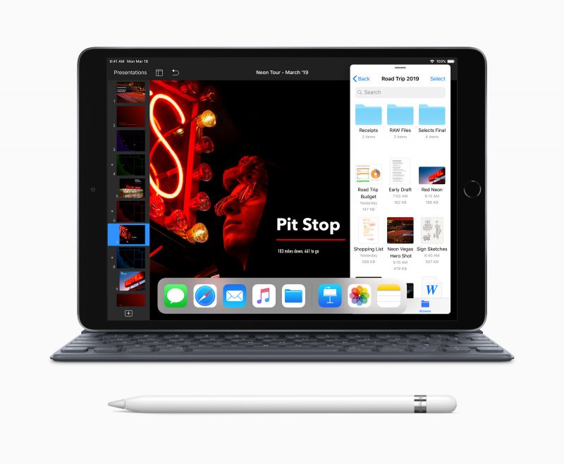 Uusi iPad Air, Apple Pencil ja Smart Keyboard -näppäimistö.