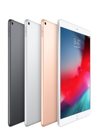 Uusi iPad Air eri väreinä.