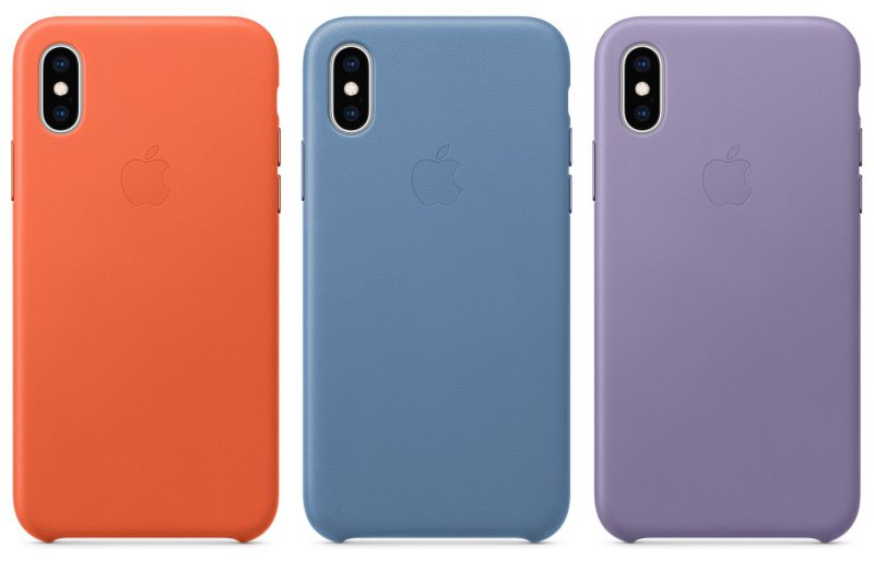 Uusia värejä iPhone XS ja iPhone XS Max -nahkakuorille ja-koteloille.