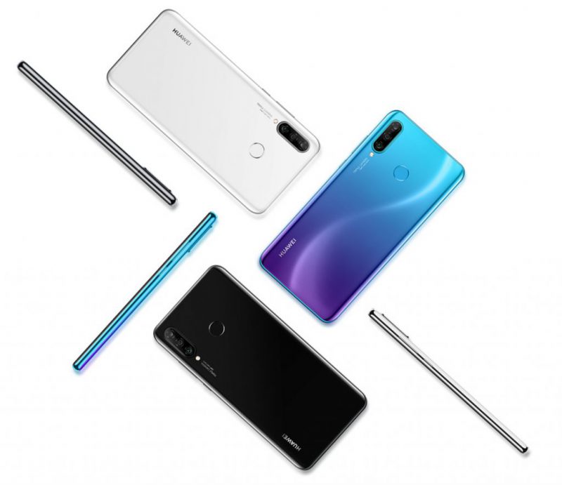 Huawei Nova 4e tulee kolmena eri värivaihtoehtona.