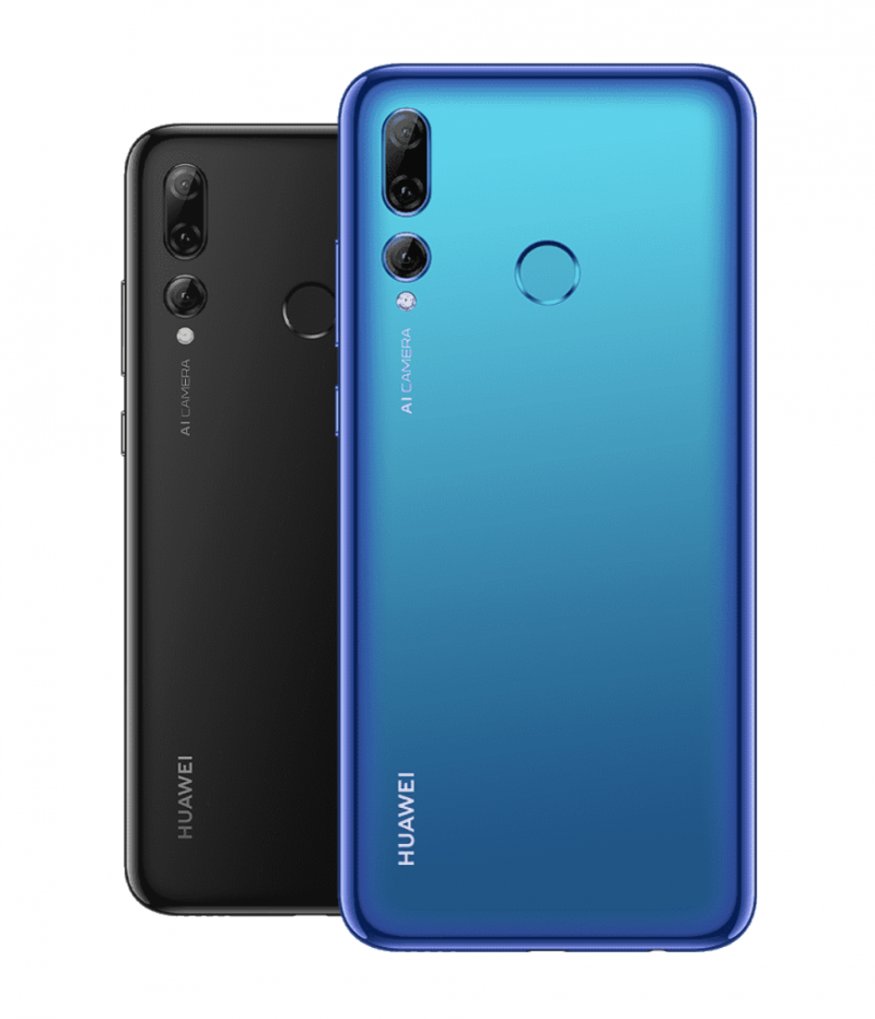 Huawei P Smart+ 2019:n värivaihtoehdot.