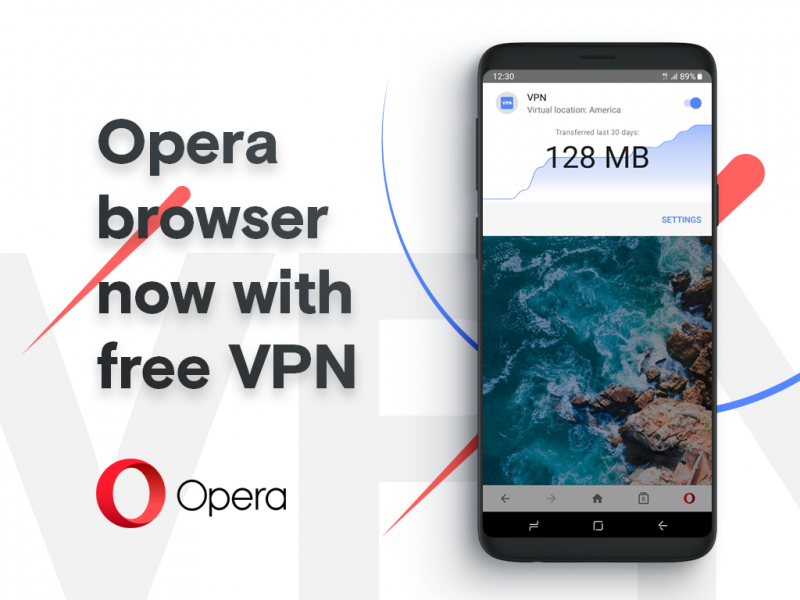Opera-selain sisältää nyt suojatun VPN-yhteyden.