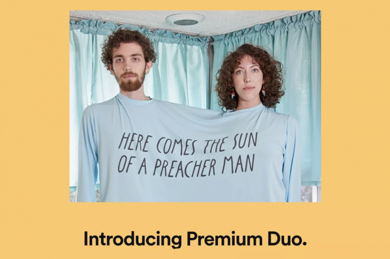Premium Duo on uusi Spotifyn testaama tilausmuoto.
