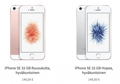 iPhonen 12 kuukauden takuulla saa nyt alle 150 euron hinnalla.