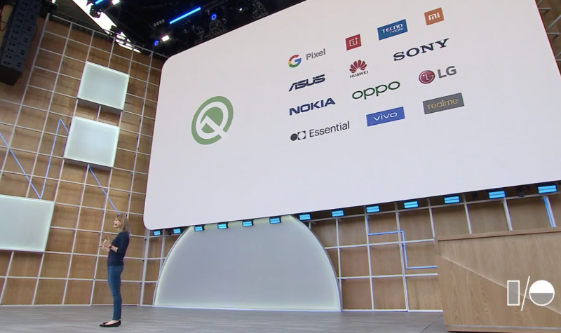 Android Q Beta 3 on saatavilla yhteensä 13 eri valmistajan laitteille Google mukaan lukien.