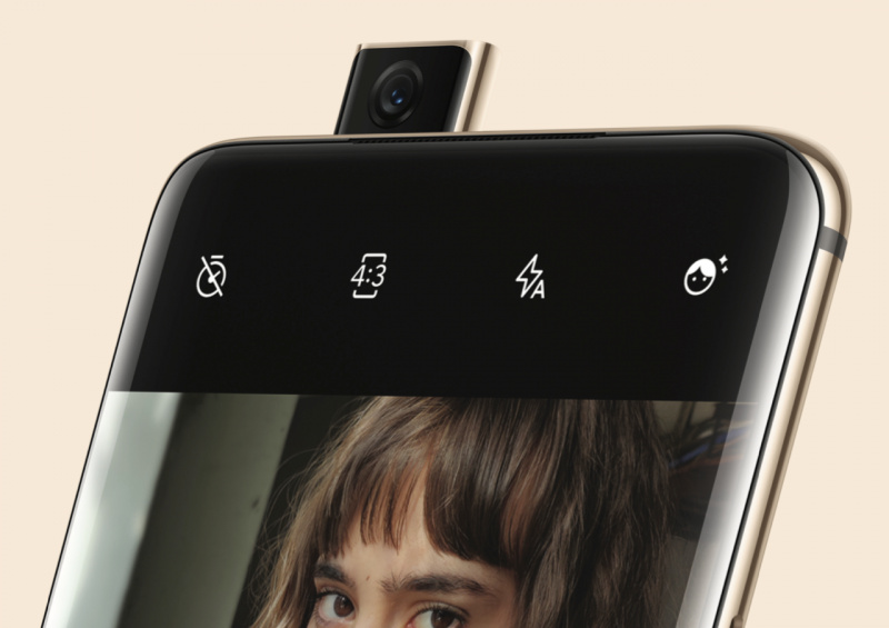 OnePlus 7 Prossa on esiin nouseva etukamera.