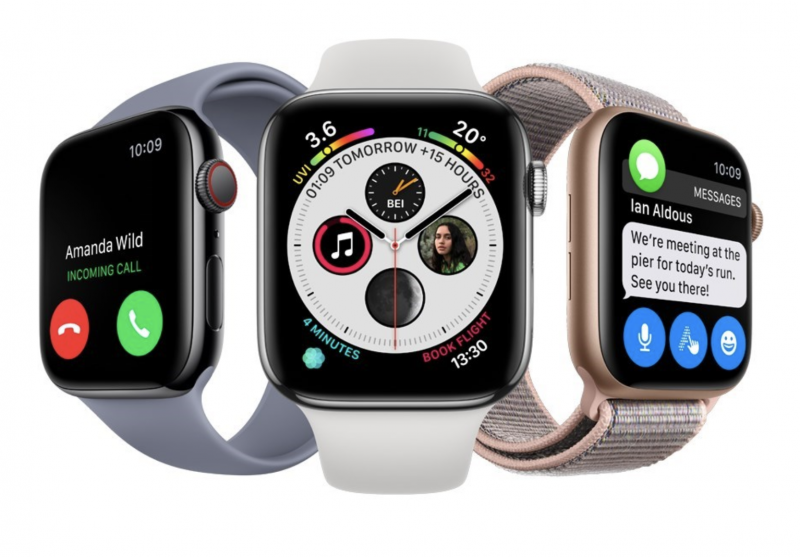 Toistaiseksi uusin Apple Watch, Series 4.