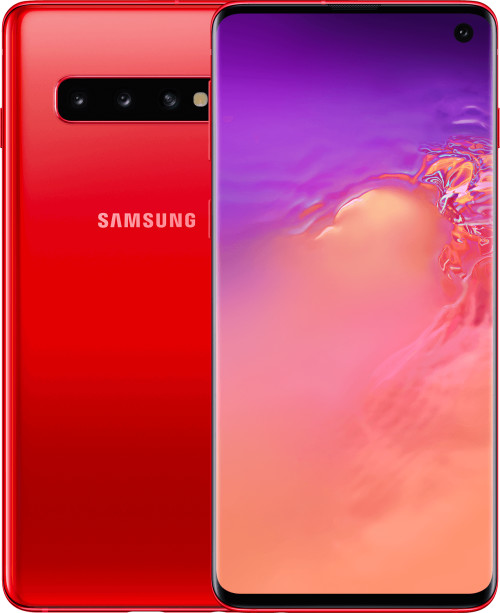 Samsung Galaxy S10 Cardinal Red.