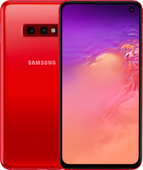 Samsung Galaxy S10e Cardinal Red.