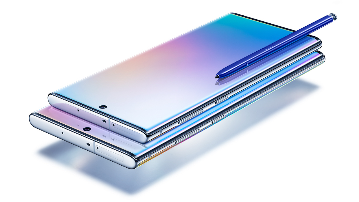 Samsung Galaxy Note10, Galaxy Note10+ ja S Pen -kynä.