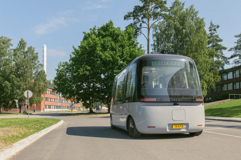 Gacha-bussi alkaa liikennöidä Nokian kampuksella.