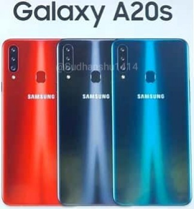 Galaxy A20s:n värivaihtoehdot.