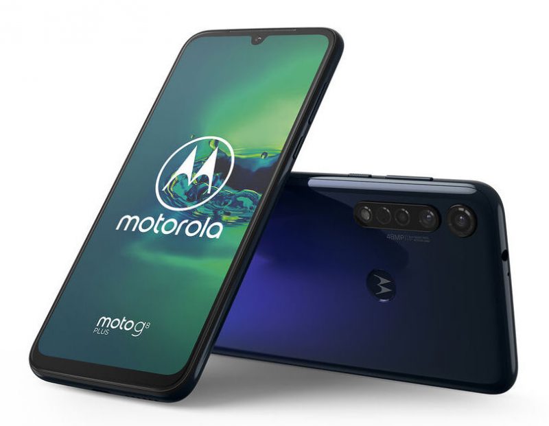 Motorola Moto G8 Plus, Cosmic Blue.
