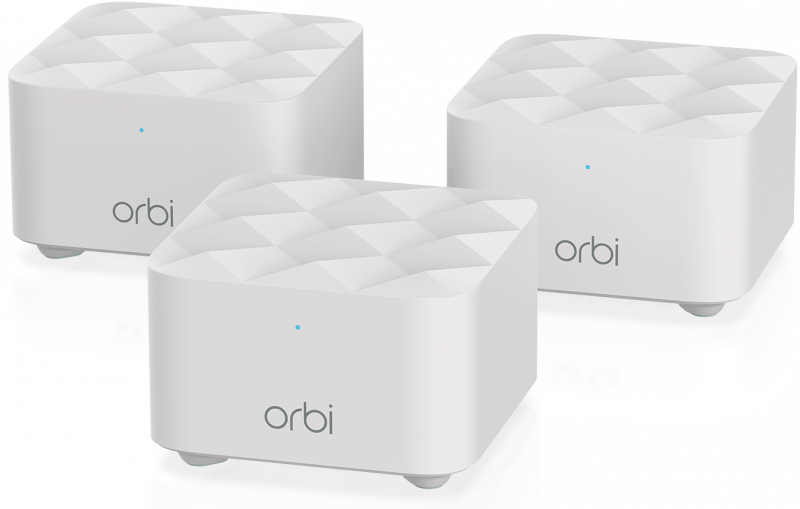 Netgear Orbi Dual Band Mesh WiFi System.