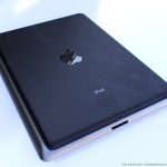 Martin Hajekin aiempi luonnoskuva viidennen sukupolven iPadista takaata vanhan iPadin päällä
