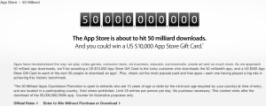 Apple lähestyy 50 miljardia sovelluslatausta App Storessa