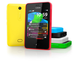Nokia Asha 501 eri väreissä