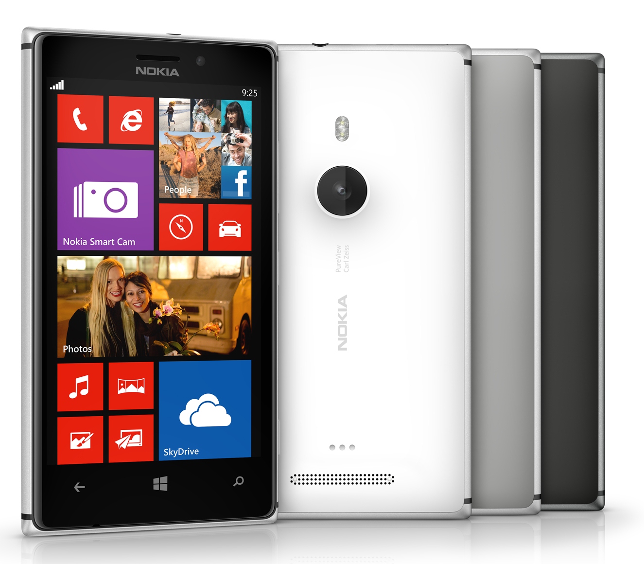 Nokia Lumia 925 eri väreissä