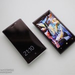 Nokian Lumia Amber -päivityksestä aiemmin julkaistu kuva - esillä vasemmalla Glance Screen