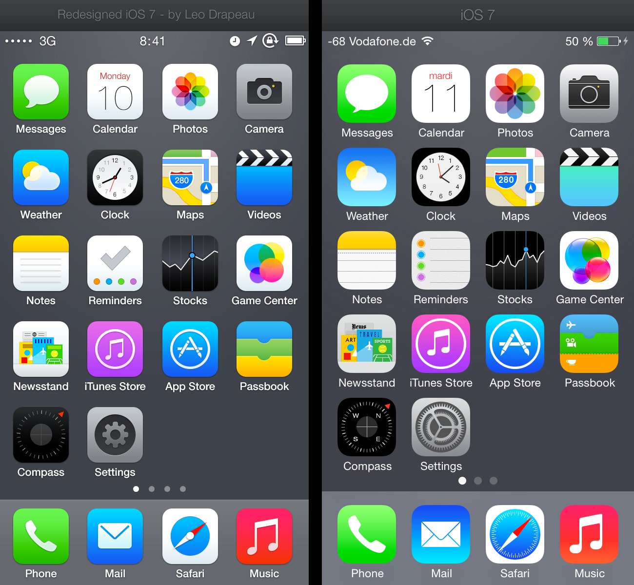 iphone icons