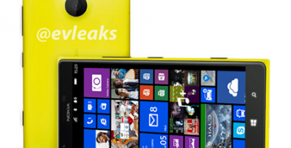 Nokia Lumia 1520 @evleaksin aiemmin vuotamassa lehdistökuvassa