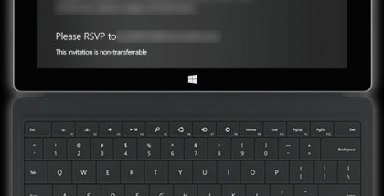 Kutsu Microsoftin Surface-tapahtumaan 23. syyskuuta