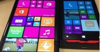 Nokia Lumia 1520 ja vanhempi Lumia aiemmin vuotaneessa Coolxapin vertailukuvassa