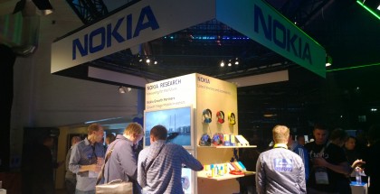 Nokian osastoa Slushissa
