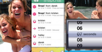Kuvankaappauksia Snapchatista