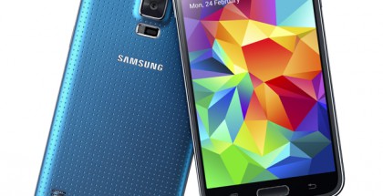 Samsung Galaxy S5 sinisenä värivaihtoehtona