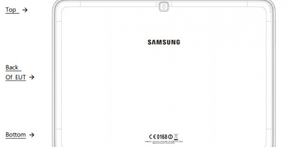 Samsungin Galaxy Tab 4 10.1 käväisi FCC:n testeissä. GSM Arenan julkaisema kuva.