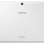 Samsung Galaxy Tab 4 10.1 valkoisena takaa