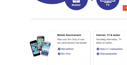 HTC One (M8) for Windows hollantilaisen Telfortin sivuilla