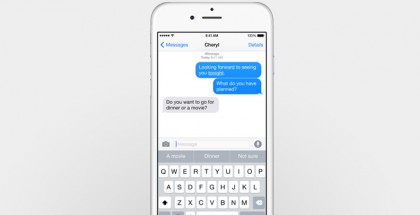 iOS 8 tuo tullessaan uudistuneen tekstinsyötön