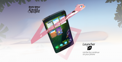 Angry Birds Stella Launcher by Jolla