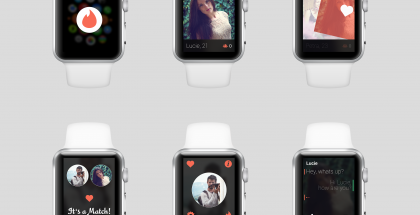 Taiteilijan näkemys Tinder-sovelluksen Apple Watch -versiosta