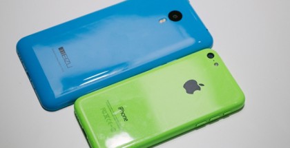 Meizu M1 Note ja Apple iPhone 5C