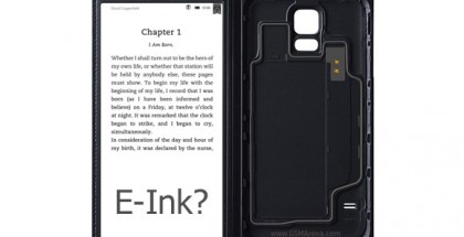 Voisiko Samsung Galaxy S6 laajentua lukulaitteeksi erillisellä E-ink -näytöllä?