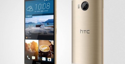 HTC One M9+ kultaisena