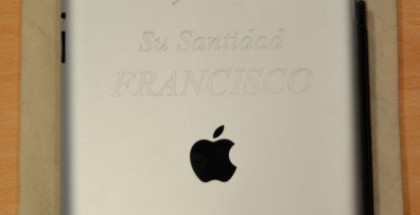Paavi Franciscuksen iPad