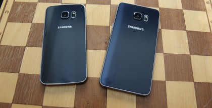 Vasemmanpuoleinen Galaxy S6 edge käyttää rungossaan 6000-sarjan alumiinia, kun taas oikealla oleva edge+ käyttää 7000-sarjan alumiinia.