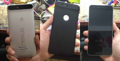 Huawein valmistama Nexus 6P vuotokuvissa.