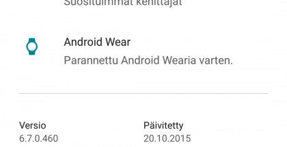 Kelloikoni auttaa tunnistamaan Android Wear -yhteensopivat sovellukset Google Playssa