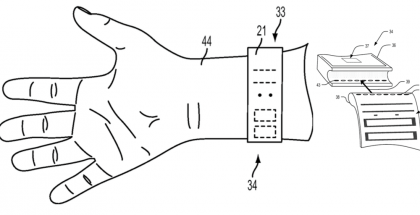 Apple Watch kangasruutu patentti