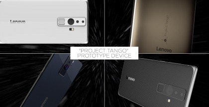 Lenovon Project Tango -puhelin konseptikuvissa