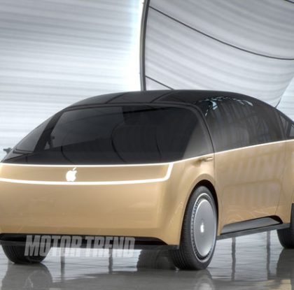 Motor Trendin pari vuotta sitten kuvittelema Apple-auto. Apple-tietäjä ennustaa: Apple-lasit tulossa 2020, Apple-auto 2023-2025
