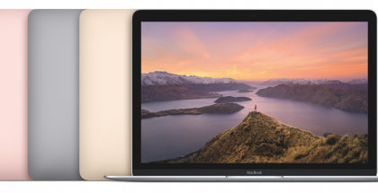Applen MacBookin kaikki neljä eri värivaihtoehtoa.