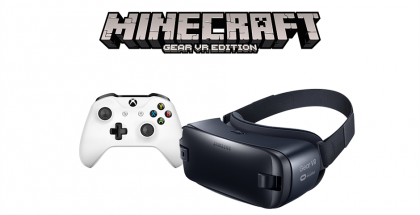 Langaton Xbox-ohjain alkaa toimia yhdessä Gear VR:n kanssa, ensimmäiseksi Minecraftin osalta.