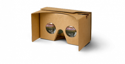 Google Cardboard -virtuaalisilmikko.