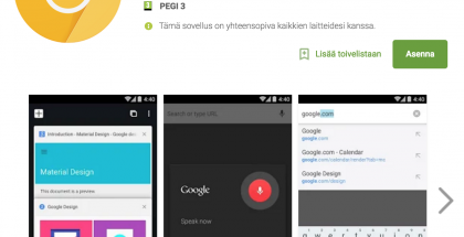 Chrome Canary on saatavilla Google Playsta.